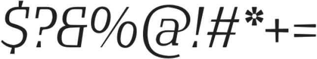 TA Shusha Light Italic otf (300) Font OTHER CHARS