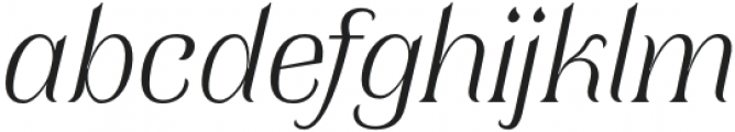 TA Typefire Light Italic otf (300) Font LOWERCASE