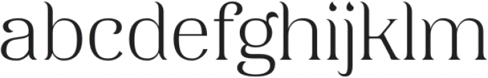 TA Typefire Light otf (300) Font LOWERCASE