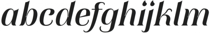 TA Typefire Medium Italic otf (500) Font LOWERCASE