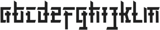 TADASHI Regular ttf (400) Font LOWERCASE