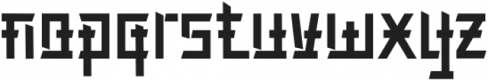 TADASHI Regular ttf (400) Font LOWERCASE