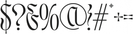 TAN-ASTORIA-Display otf (400) Font OTHER CHARS