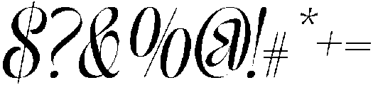 TANALLEGORY-Oblique otf (400) Font OTHER CHARS