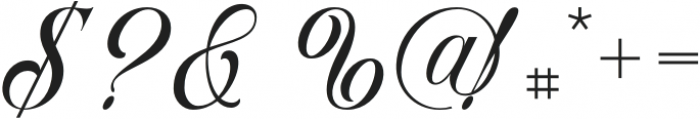 TANAngleton-Italic otf (400) Font OTHER CHARS