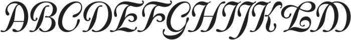 TANCALIFORNIA-Oblique otf (400) Font UPPERCASE