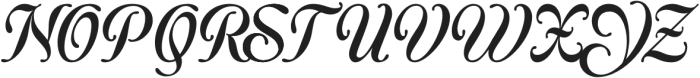 TANCALIFORNIA-Oblique otf (400) Font UPPERCASE