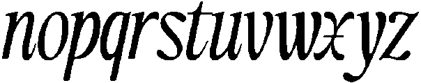 TANDIALOGUEPROLOGUE-Italic otf (400) Font LOWERCASE
