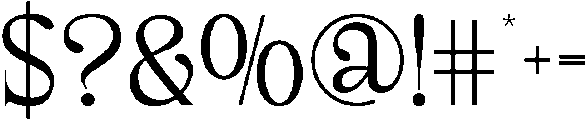 TANEDITION-Regular otf (400) Font OTHER CHARS