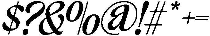 TANFAIRMONT-Italic otf (400) Font OTHER CHARS
