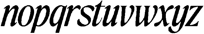 TANFAIRMONT-Italic otf (400) Font LOWERCASE