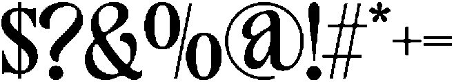 TANFAIRMONT-Regular otf (400) Font OTHER CHARS