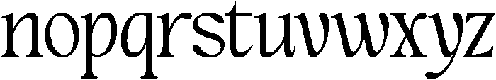 TANFIFTHAVENUE-Regular otf (400) Font LOWERCASE