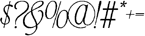 TANMIDSUMMER-Italic otf (400) Font OTHER CHARS