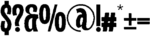 TANRAVENS-Regular otf (400) Font OTHER CHARS