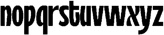 TANRAVENS-Regular otf (400) Font LOWERCASE