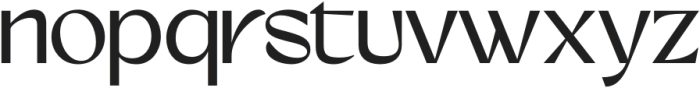 TANSADIE-Regular otf (400) Font LOWERCASE