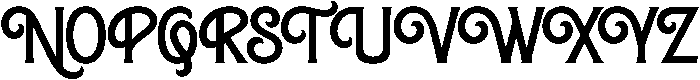 TANTHISTLE-Regular otf (400) Font UPPERCASE