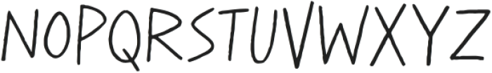 TAY Walkout Regular otf (400) Font UPPERCASE
