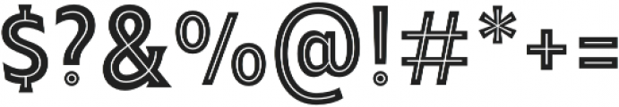 Taberna Serif Regular In otf (400) Font OTHER CHARS