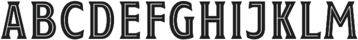 Taberna Serif Regular In otf (400) Font UPPERCASE
