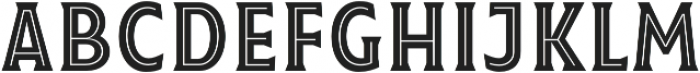Taberna Serif Regular In otf (400) Font LOWERCASE