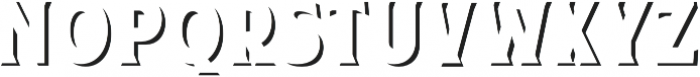 Taberna Serif Regular Sh L otf (400) Font LOWERCASE