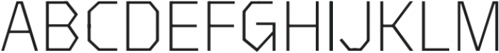 Tabique Variable ttf (400) Font UPPERCASE