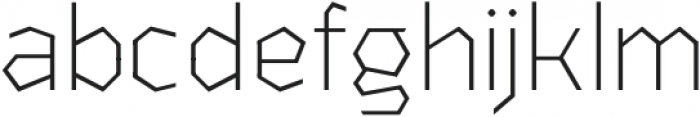 Tabique Variable ttf (400) Font LOWERCASE