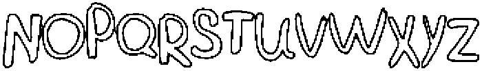 Tabir Outlines otf (400) Font UPPERCASE
