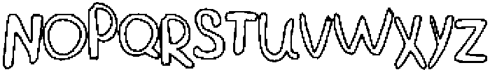Tabir Outlines otf (400) Font LOWERCASE