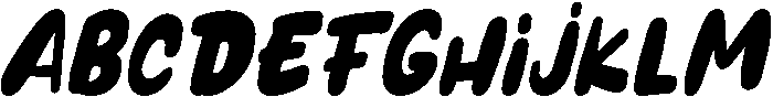 Tacoliga Italic otf (400) Font UPPERCASE