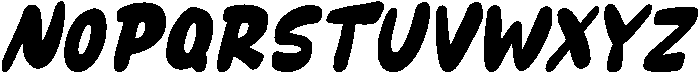 Tacoliga Italic otf (400) Font UPPERCASE