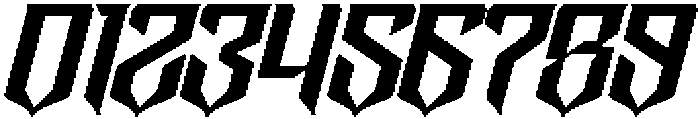 Taeob Gothic Italic otf (400) Font OTHER CHARS