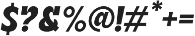 Tagbira-Italic otf (400) Font OTHER CHARS