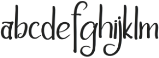 Taiger otf (400) Font LOWERCASE