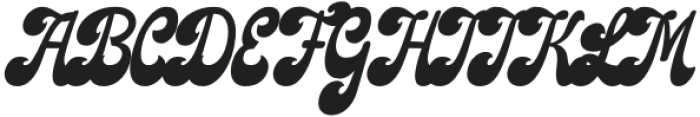Tailgates Regular otf (400) Font UPPERCASE