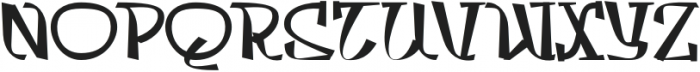Takashimura ExtraBold otf (700) Font UPPERCASE