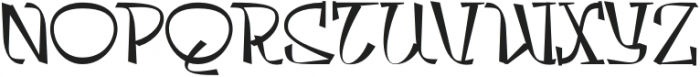 Takashimura Regular otf (400) Font UPPERCASE