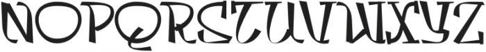 Takashimura SemiBold otf (600) Font UPPERCASE