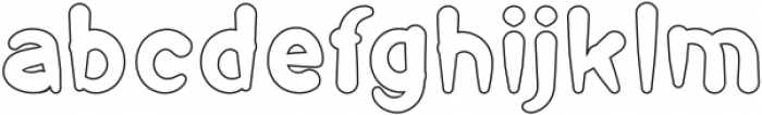 Take And Give-Hollow otf (400) Font LOWERCASE