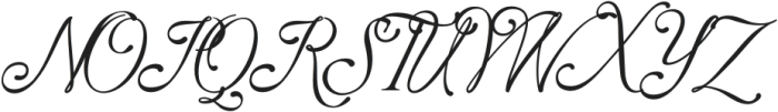 Take Me To Tuscany Slant2 otf (400) Font UPPERCASE
