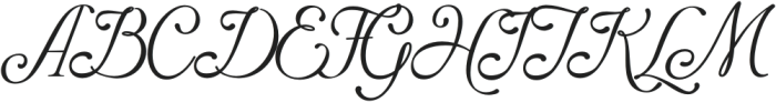 Take Me To Tuscany Weight1 otf (400) Font UPPERCASE