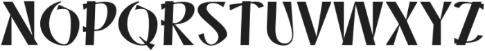 Takobe Regular otf (400) Font UPPERCASE