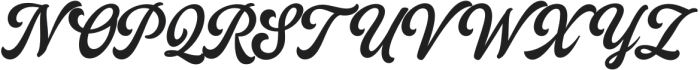 TaldoseScript-Regular otf (400) Font UPPERCASE