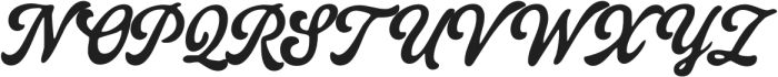 TaldoseScriptBlur-Regular otf (400) Font UPPERCASE