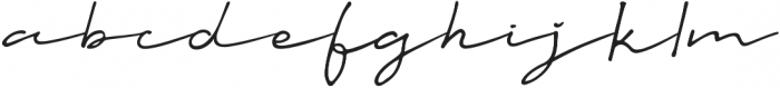 Talesian Signature otf (400) Font LOWERCASE
