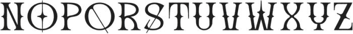 Talisman Regular otf (400) Font UPPERCASE