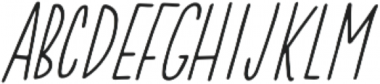 Tall Boy Italic otf (400) Font LOWERCASE