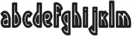 TallBall College otf (400) Font LOWERCASE